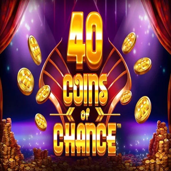 Official Slots logo: 40 Coins of Chance by SYNOT Games at Frumzi Casino